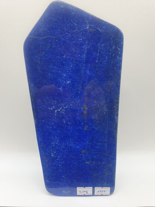 Lapislazzuli - Libero - Lucido - Ottima forma - Pietra Naturale - Decorazione perfetta - Colore Top - Altezza: 260 mm - Larghezza: 120 mm- 4100 g - (1)