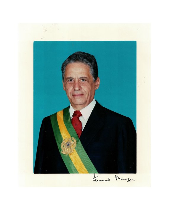 Fernando Cardoso - President of Brazil (1995-2002) - Signed Photo