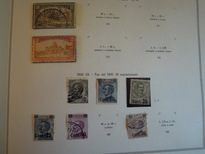 Royaume d’Italie 1862/1945 - Collection de timbres pour la plupart estampillés