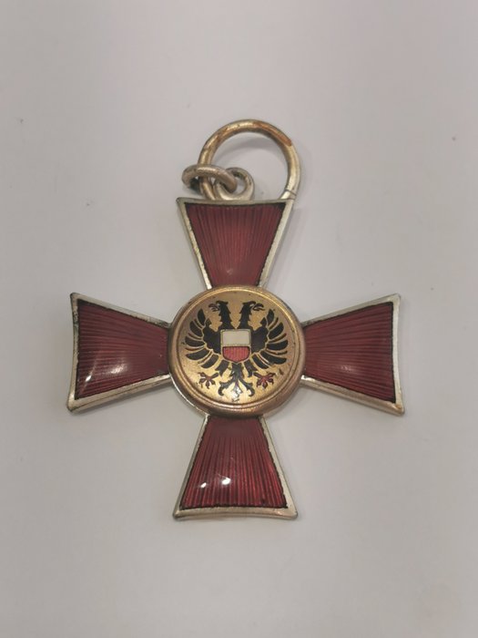 Duitsland - Dienstmedaillon - 1 Hanseatenkreuz Lübeck 1914