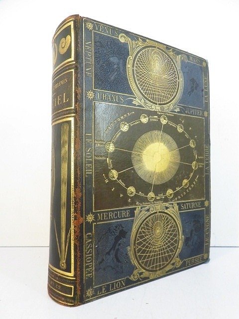 Amédée Guillemin / Magnier - Le Ciel. Notions élémentaires d'Astronomie Physique [Cartonnage astronomique] - 1877