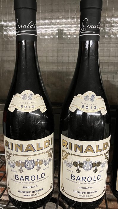 2010 & 2013 Giuseppe Rinaldi, Brunate - 巴羅洛 - 2 瓶 (0.75L)