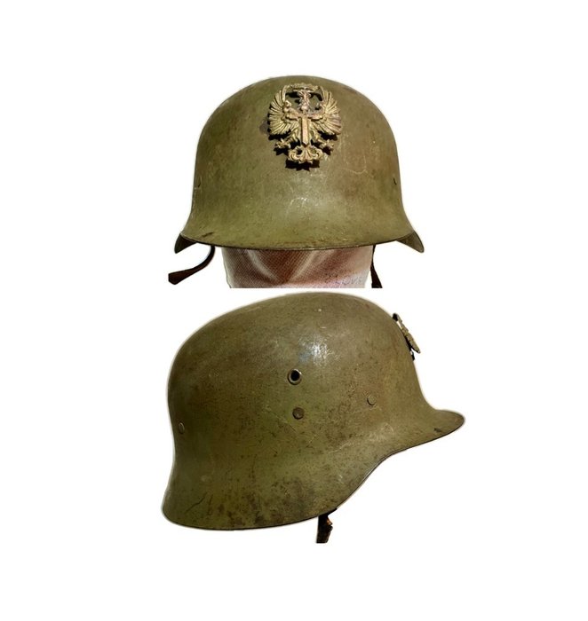 Spain - Military helmet - 1943, “German” model, Trubia Z-42 first model, General Franco
