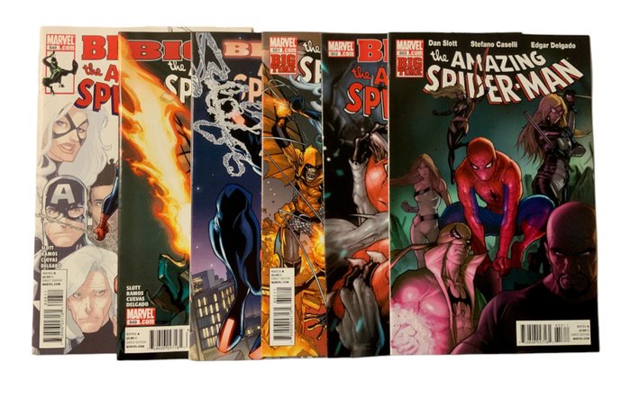 Amazing Spider-Man (1999 Series) # 648, 649, 650, 651, 652 & 653 - Very High Grade! - 6 Comic - Prima ediție - 2011