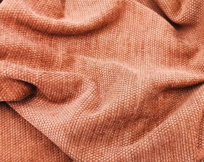 華麗的虹彩絲綢天鵝絨工藝提花 500 x 140 公分 - 絲綢 (16%)， - 紡織品  - 140 cm - 500 cm