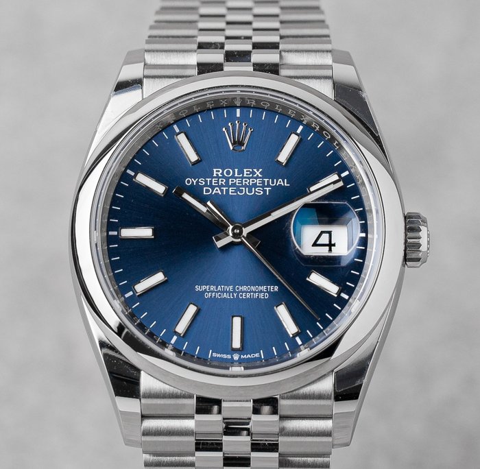 Rolex - Oyster Perpetual Datejust 36 'Blue Dial' - 126200 - Unisex - 2024 - Nou