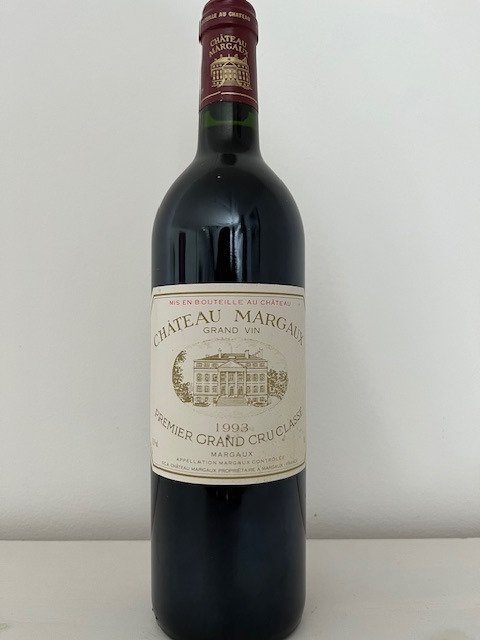 1993 Chateau Margaux - 波尔多 1er Grand Cru Classé - 1 Bottle (0.75L)
