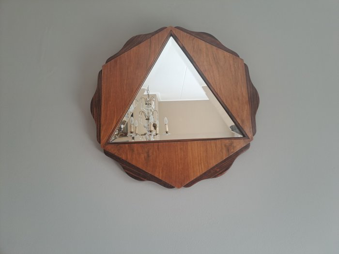 鏡  - 木, 玻璃