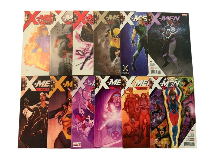 X-Men Red (2018 Series) # 1-11 + Annual # 1 - Jenny Frison Covers! Very High Grade! - 12 Comic - Első kiadás - 2018