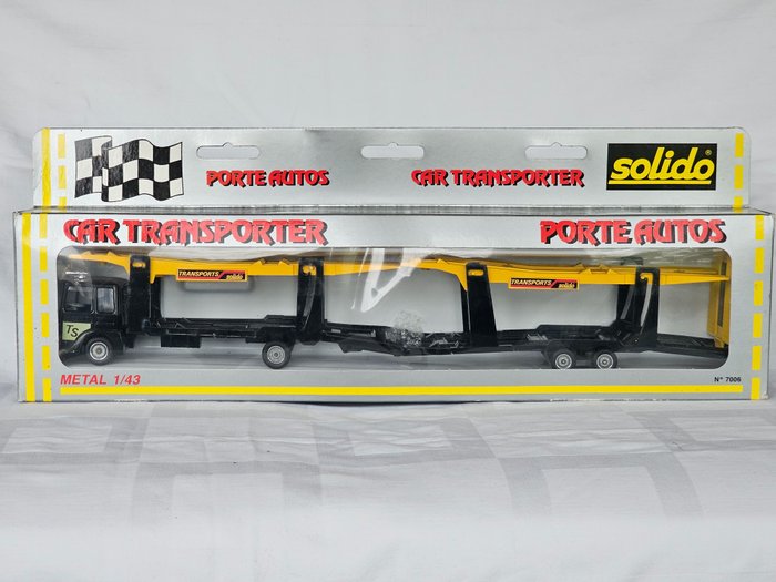 Solido 1:43 - 模型汽车 - Renault Truck car transporter - porte-autos - 编号7006，法国制造