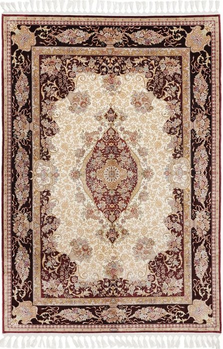 原创精美中国 Hereke 地毯 真丝新地毯上的纯丝 - 地毯 - 209 cm - 139 cm