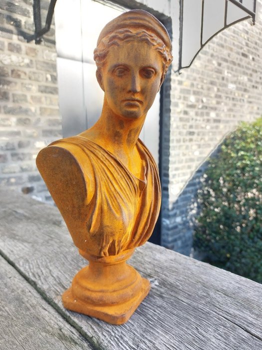 雕像, beeld van een Griekse Godin ARTENIS - 30 cm - 鐵（鑄）