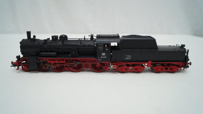 Fleischmann H0 - 4162 01 K - 連煤水車的蒸汽火車 (1) - BR 38 前 P8 38.10-40 附駕駛艙小艇 - DB
