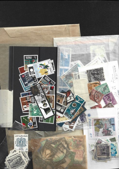 Monde  - Frimarksalbum vaste et précieuse collection de timbres du monde des années 1850-1980 ainsi que de