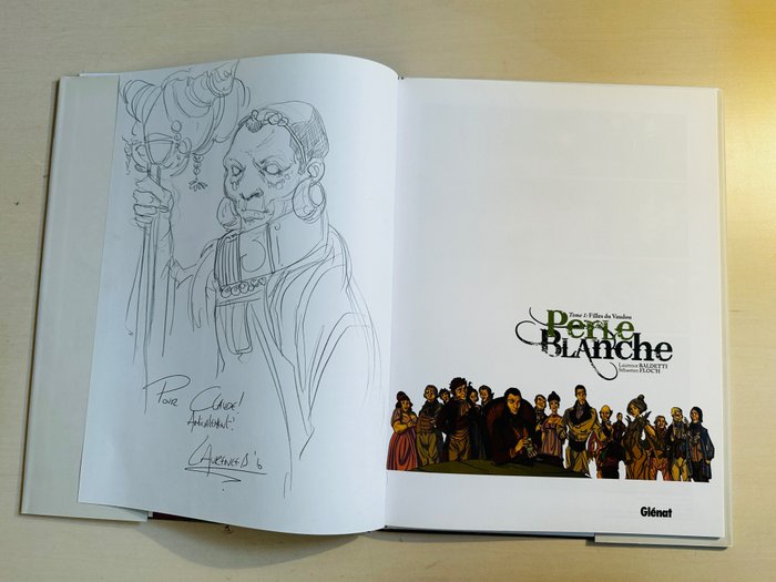 Perle Blanche T1 + dédicace - C - 1 Album - Első kiadás - 2009