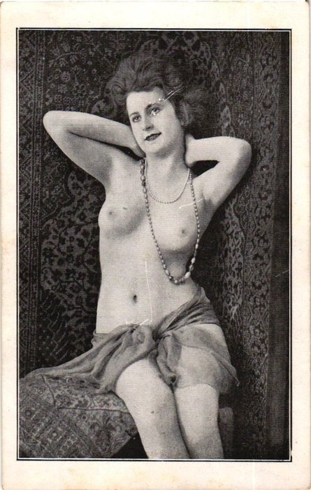 Belgien, Frankreich - Akt - Postkarte (60) - 1920-1950
