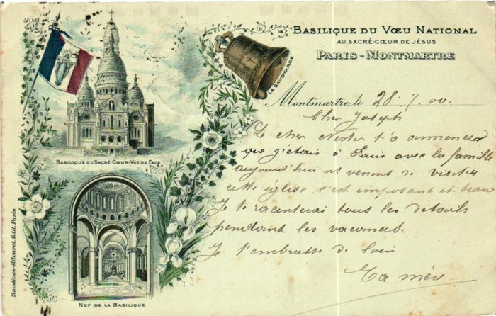 法国 - 城市和景观, 巴黎 - 明信片 (235) - 1899-1918