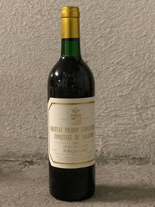 1992 Château Pichon Longueville Comtesse de Lalande - 波雅克 2ème Grand Cru Classé - 1 Bottle (0.75L)