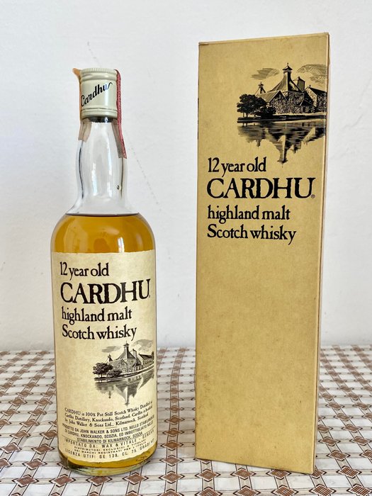 Cardhu 12 years old - Original bottling  - b. Década de 1970 - 75 cl 