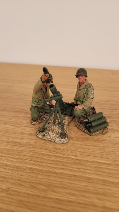 King and Country - 微型雕像 - DD032 Part of Mortar Set - 鉛