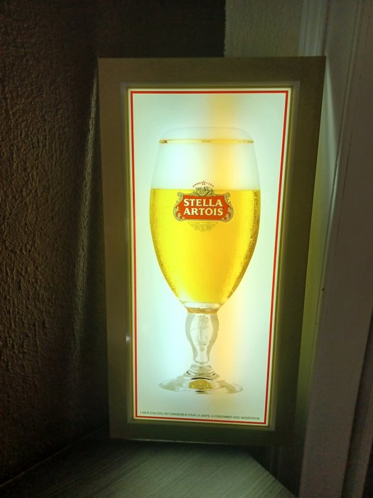 Stella artois - 照明标志 - 有机玻璃。塑料