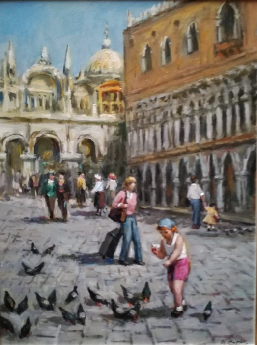 A. Costa (XX) - Piazza San Marco (Venezia)