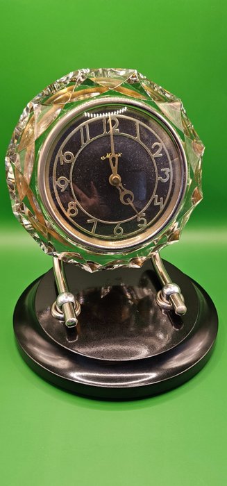 Relógio de mesa - majak - Arte déco - Cristal - 1920-1930, 1940-1950