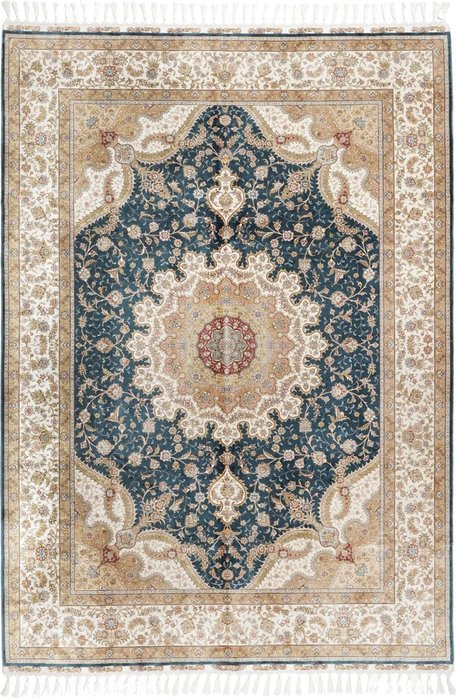 Oryginalny dywanik Hereke Fine China z czystego jedwabiu na jedwabnym nowym dywaniku - Dywan - 250 cm - 169 cm