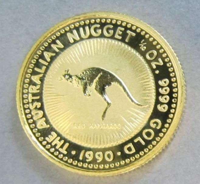 Australia. 1990 1/10 oz - Gold .999 - Perth Mint - Australien - Lunar Känguru