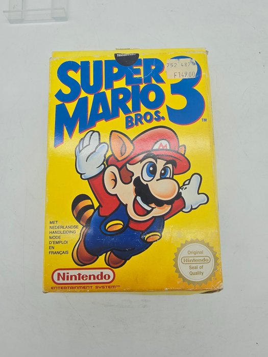 Old stock Classic NES-UM-/FRA PAL B EUROPA VERSION Game 1ST Edition Super MARIO BROS 3.FRA - Nintendo NES 8BIT Fra Edition - Videojáték - Eredeti dobozban