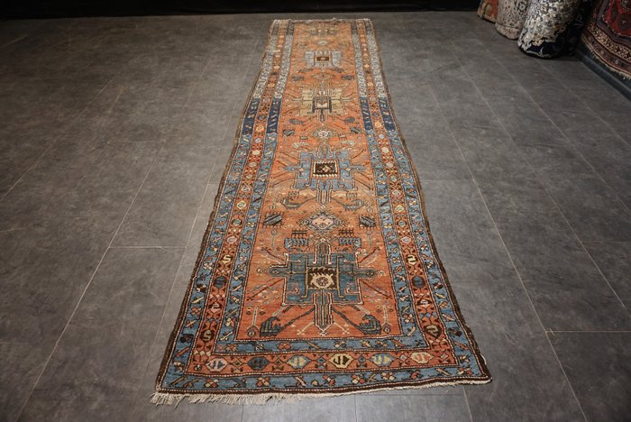 Perzsa heriz antik - Szőnyeg - 376 cm - 94 cm