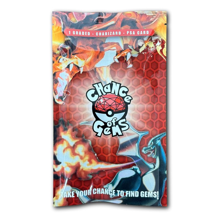 Pokémon - Chance Of Gems - Mystery Charizard PSA Graded Card Pack - Pokémon