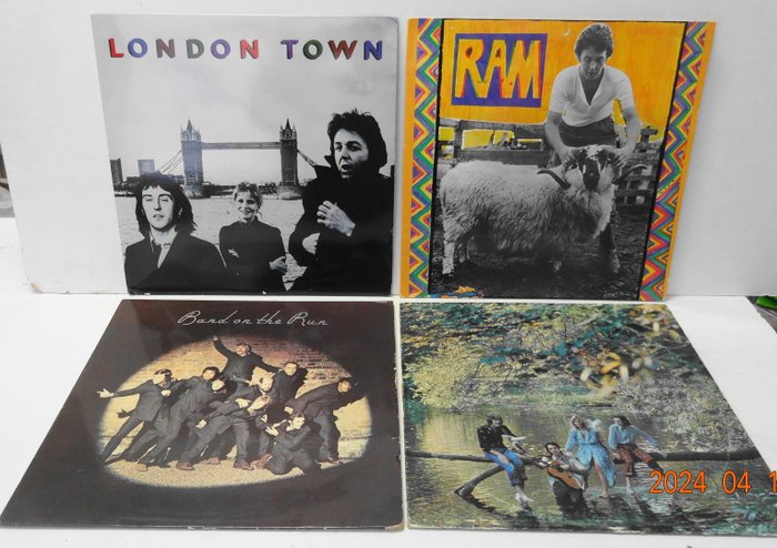 Beatles & Related - Band on the run in London Town. - LP - 1971