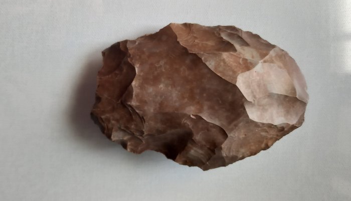 Paleolítico Pedra/Sílex Hand axe - 12.5 cm