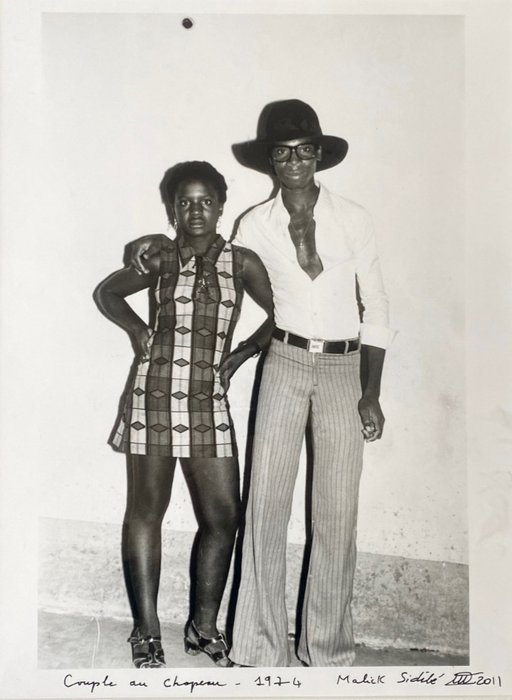 Malick Sidibé - Couple au chapeau