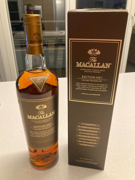 Macallan - Edition No.1 - Original bottling  - 750毫升
