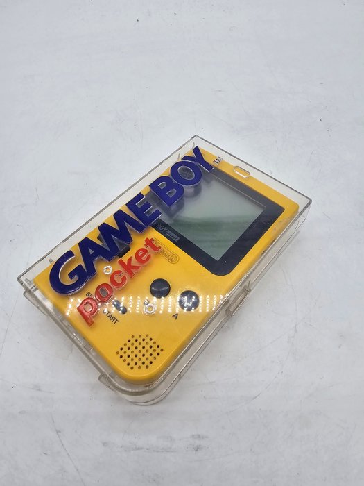 Nintendo - RARE MGB-01 1995 - Yellow - Gameboy Pocket - Original Box - Nintendo. Blue Booklet - 電子遊戲機 - 帶原裝盒