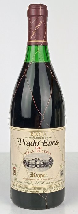1982 Bodegas Muga, Prado Enea - Rioja Gran Reserva - 1 Botella (0,75 L)