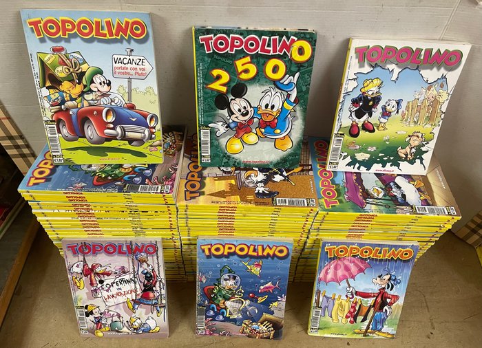 Topolino 2401/2500 - Sequenza completa - 100 Comic - 第一版 - 2001/2003