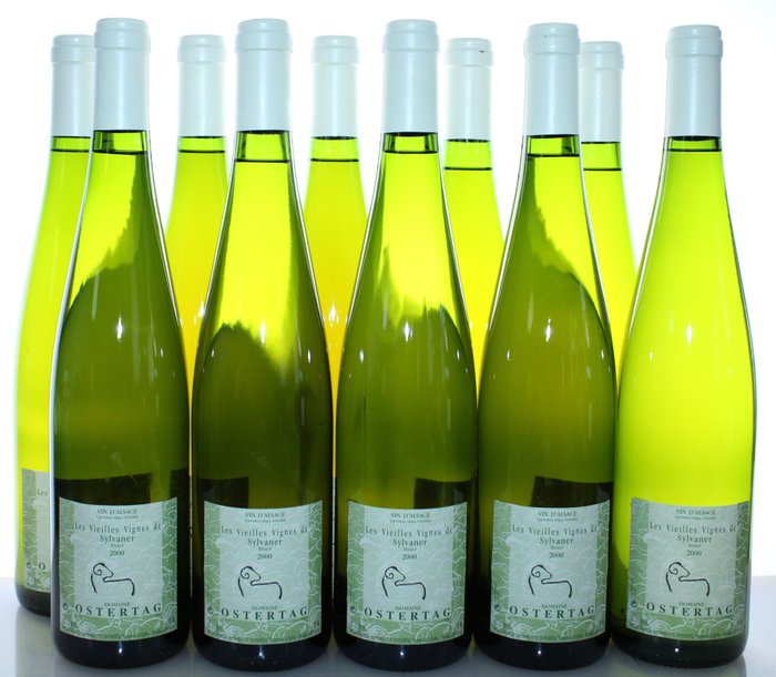 2000 Domaine Ostertag - Les Vieilles Vignes de Sylvaner - Elsass - 10 Flaschen (0,75 l)