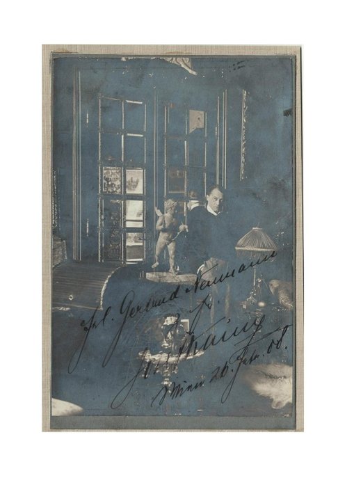 Josef Kainz - one of the greatest actors of the German-speaking theatre - Old Signed Photo (1908)