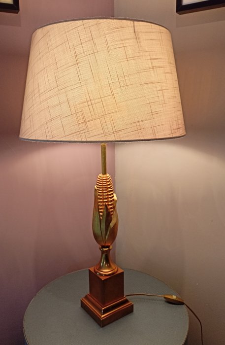 Charles et Fils - Lamp - L'épi de Maïs - Bronze (gilt/silvered/patinated/cold painted)