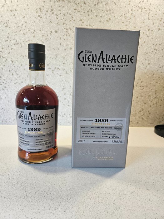 Glenallachie 1989 32 years old - Cask no. 5585 - Original bottling  - b. 2021  - 70厘升