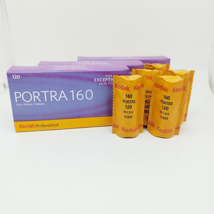 Kodak 15 rolls of Portra 160 - 120 Film Pellicola inutilizzata