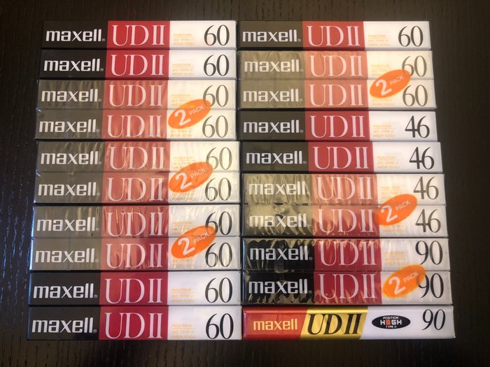 Maxell - UD II 系列 - 空白卡式錄音帶 - 多種型號