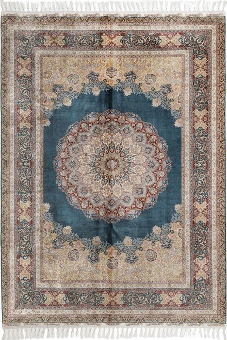 Original Feiner China Hereke Teppich  Reine Seide auf Seide Neuer Teppich - Teppich - 240 cm - 170 cm