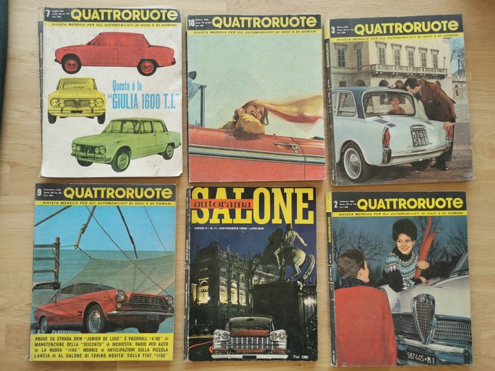 Riviste quattroruote 1962 - 1962