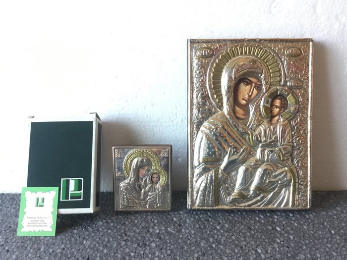 Icona - Madre di Dio - .925 argento