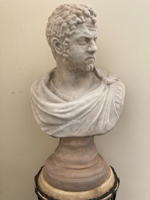 雕刻, Imperatore romano Caracalla - 44 cm - 鑄石