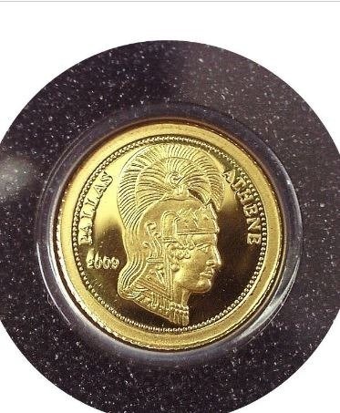 萨摩亚群岛. 1 Dollar 2009 Pallas Athene, (.999) Proof  (没有保留价)